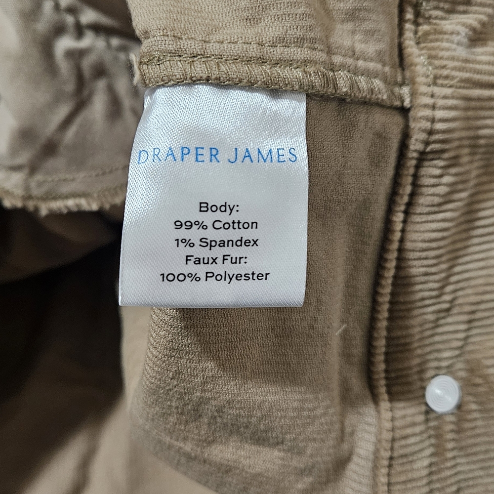 Draper James Women's denim jacket with detachable collar - Picture 7 of 8